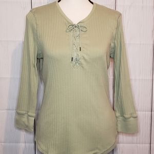 💚Lauren Ralph Lauren💚 3/4 Sleeve Shirt